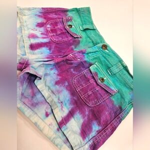 Tie Dyed !it jeans Shorts